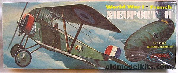 Aurora 1/48 Nieuport II, 101-100 plastic model kit